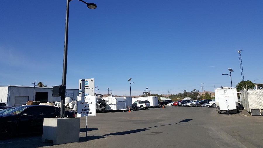 Temporary Parking Lot Lights